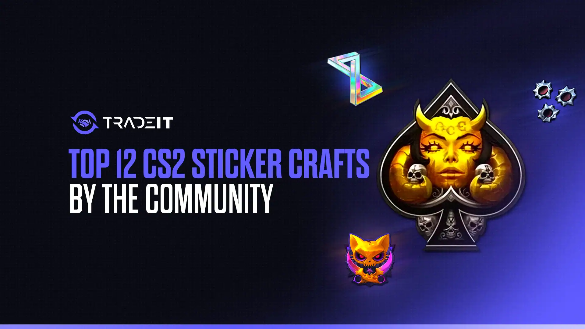 Discover 12 of the best CS2 sticker crafts by the community. These stickers look absolutely amazing on any gun.