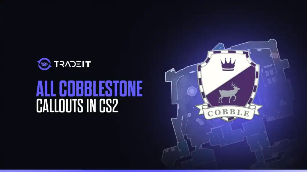 Learn the Cobblestone callouts in CS2 so that you may improve your win rate when playing on this amazing map.