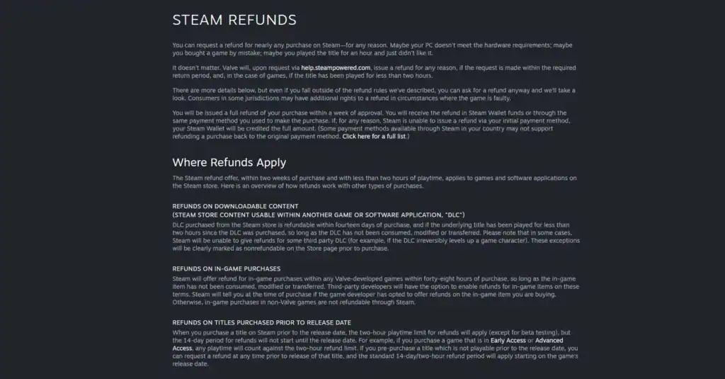 How to Refund a Game on Steam Tradeit.gg Blog | CS2, CS:GO, Rust, TF2 & Dota 2