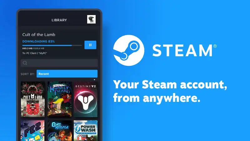 Steam on Mobile Install