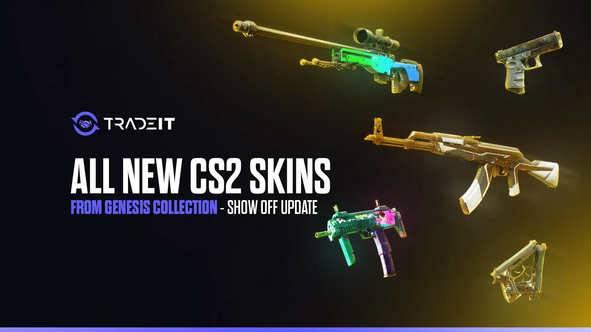 Discover the latest collection in CS2, called the Genesis Collection. Its skins are quite remarkable and some of them are highly prestigious.