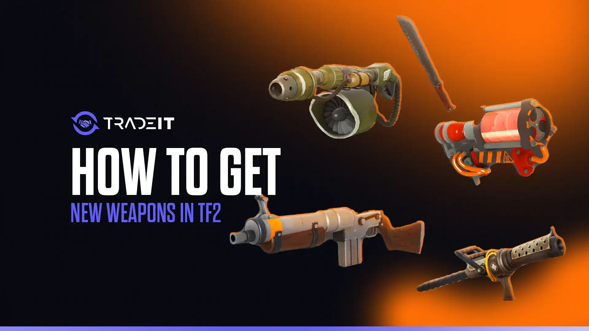 Learn how to get new weapons in TF2. The game is a lot more fun when you know how to make progress in this key department.