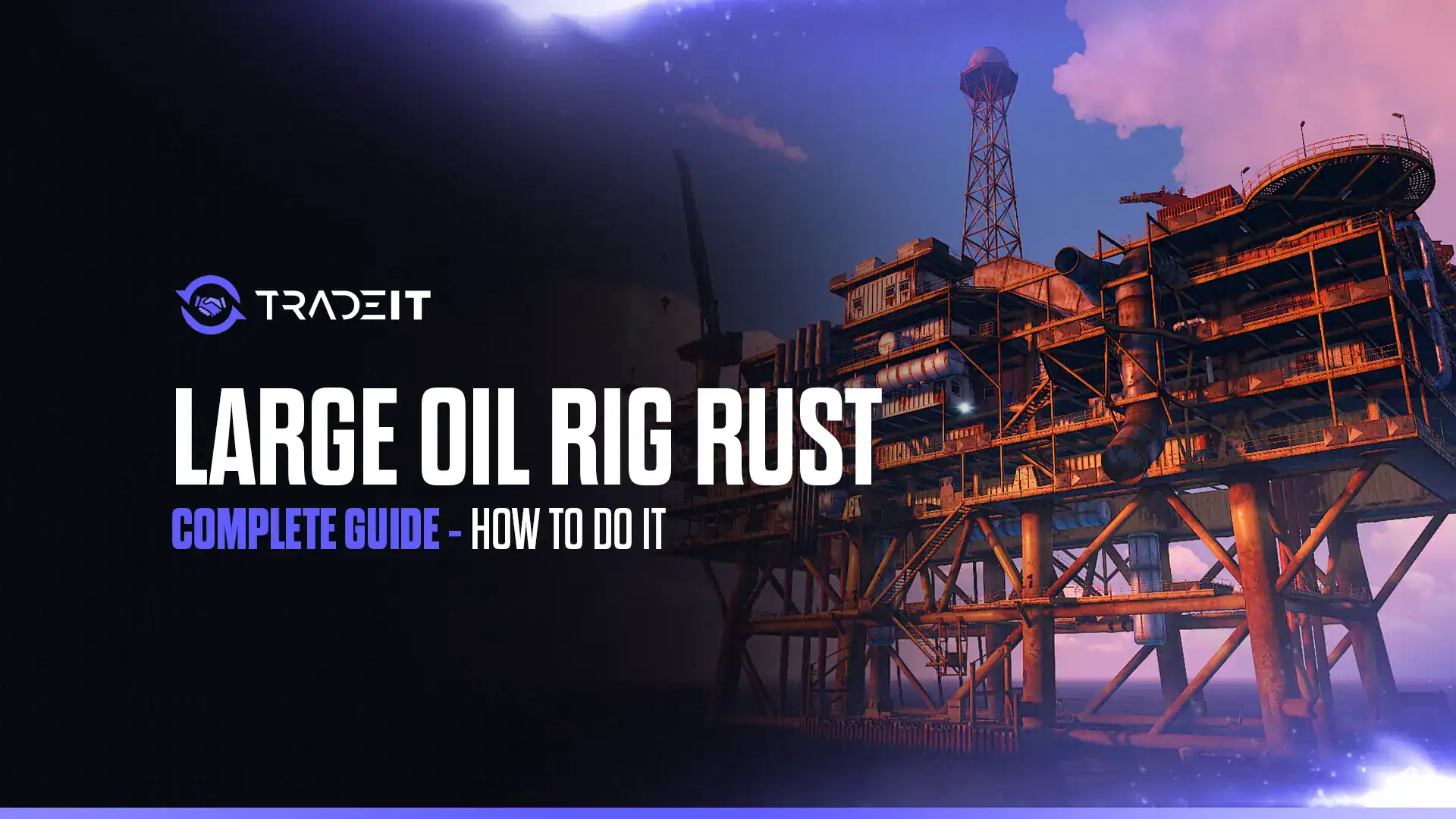 Learn all you need to know about the Large Oil Rig in Rust. If you know how to approach this monument and get out alive, you will have a big advantage.