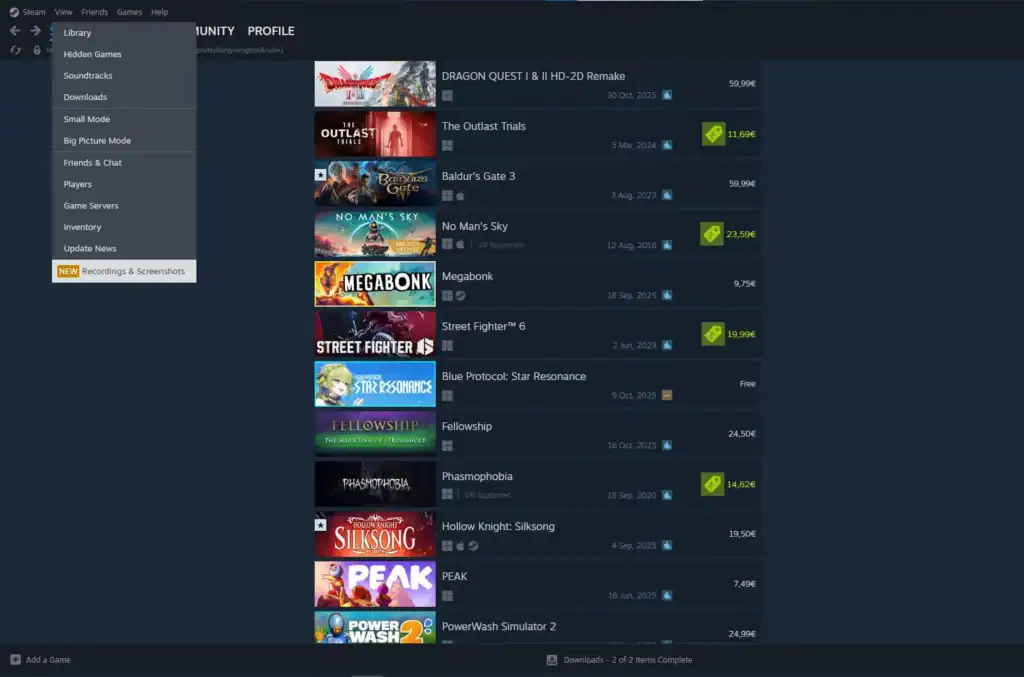 How to Find Saved Screenshots in Steam