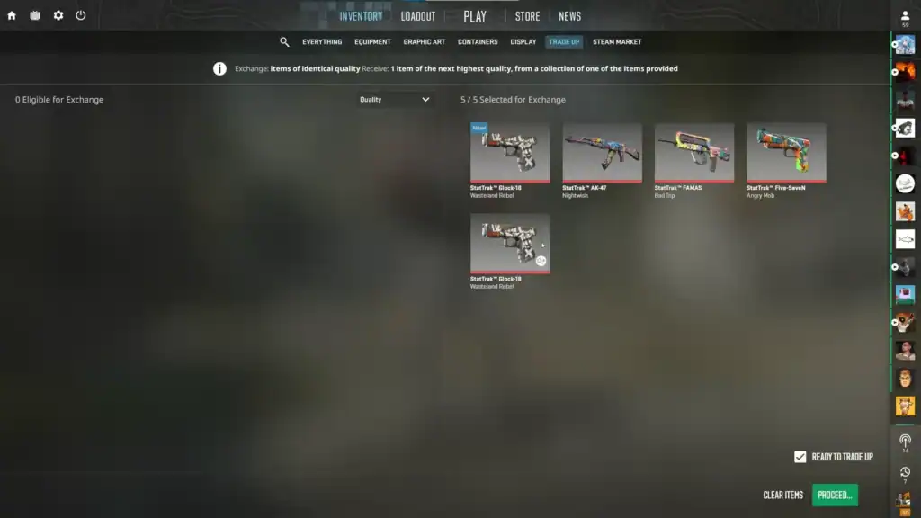 How to Trade Up Knife Gloves with Trade Up Contract 1  Tradeit.gg Blog | CS2, CS:GO, Rust, TF2 & Dota 2 How to Trade Up Knife & Gloves with Trade Up Contract 1