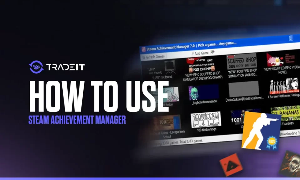 Learn how to use Steam Achievement Manager, also known as SAM. This tool can help quite a bit if you are an advanced Steam user.
