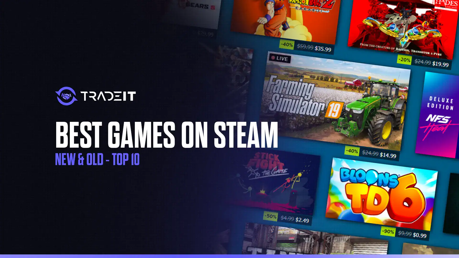 Discover the best games on Steam, new and old. This top 10 will give you a clear idea of what you can find on the world's best gaming platform.
