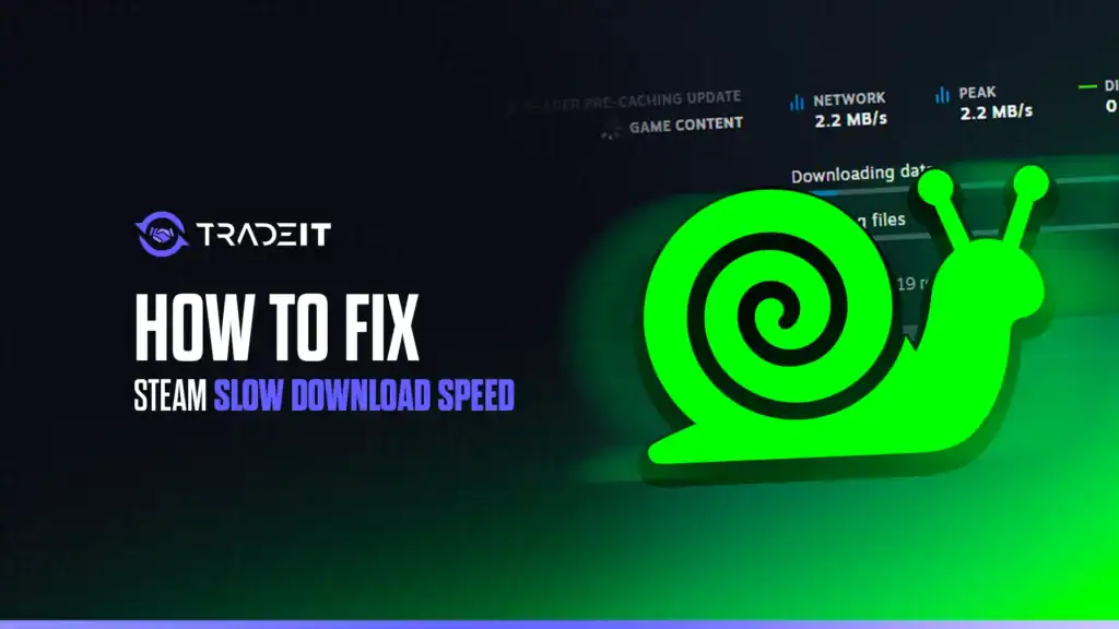 Learn how to fix slow downloads on Steam. This problem can be very annoying when trying to download 50-100GB games but you can solve it quickly.