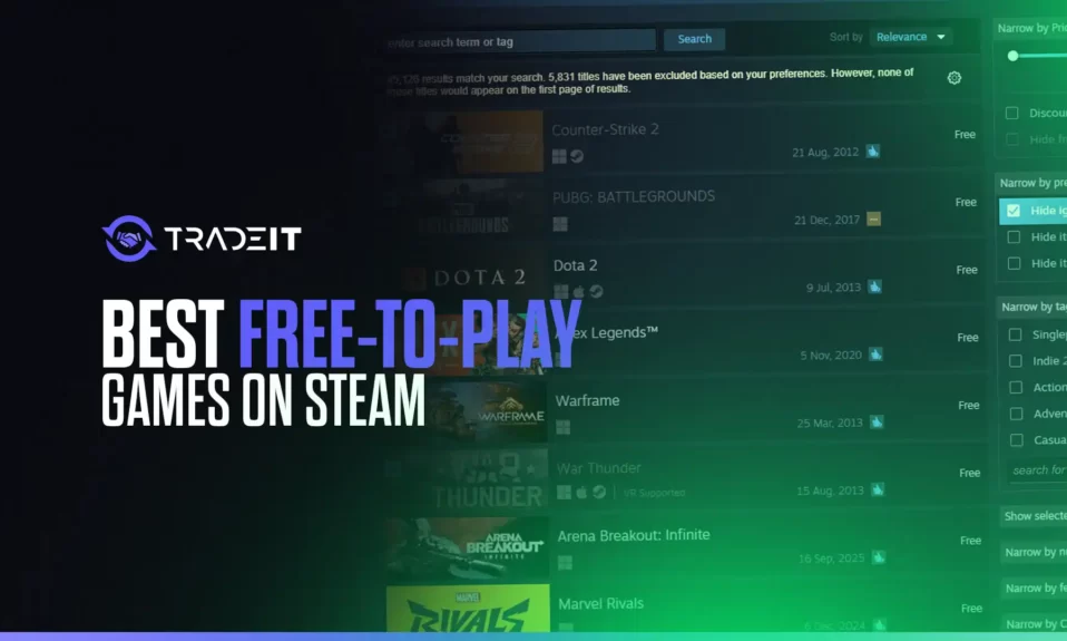 Discover 3 of the best free-to-play games on Steam. Each of these games has a huge community and great replayability that will keep you engaged for years.