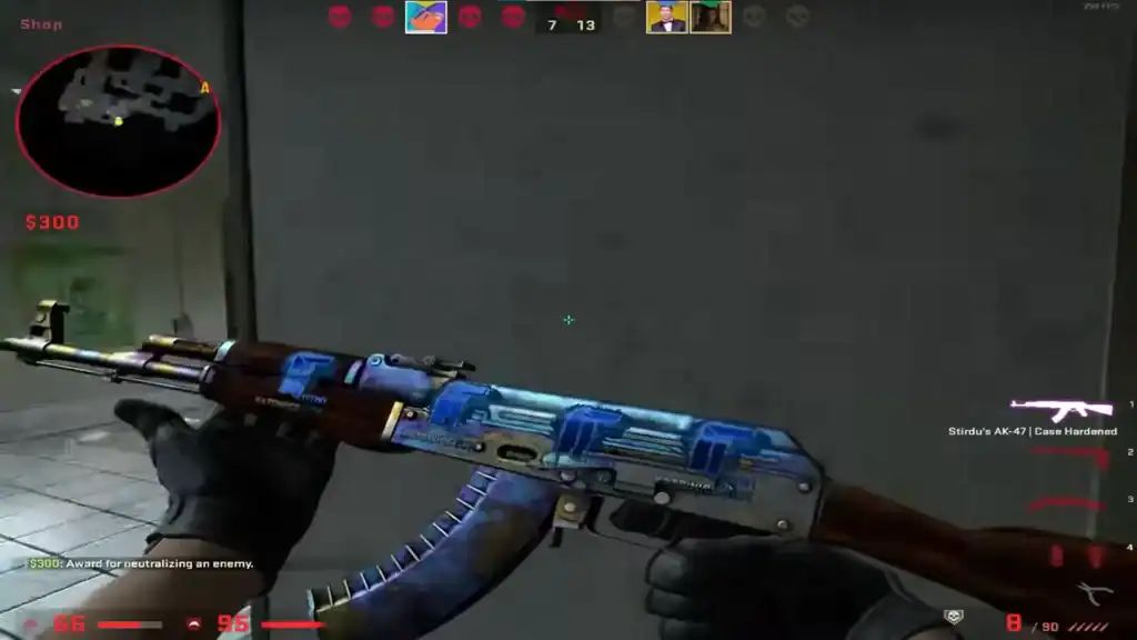 AK-47 Case Hardened Blue Gem