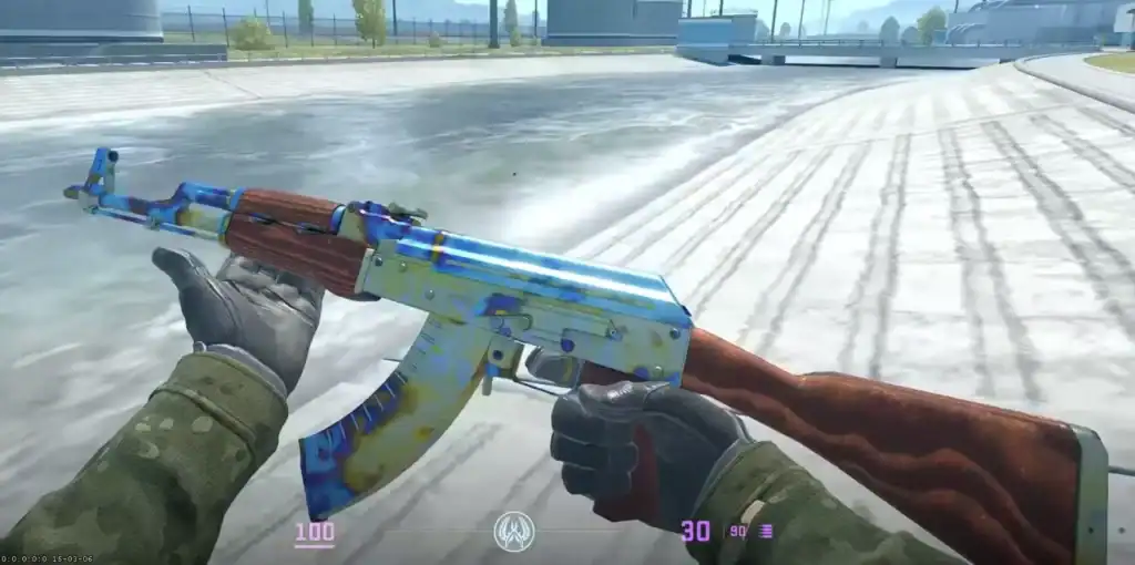 AK-47 Case Hardened Blue Gem 661