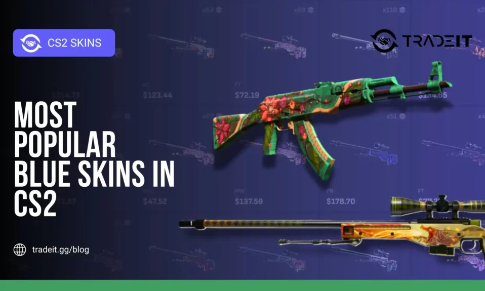 Most Popular Blue Skins in CS2
