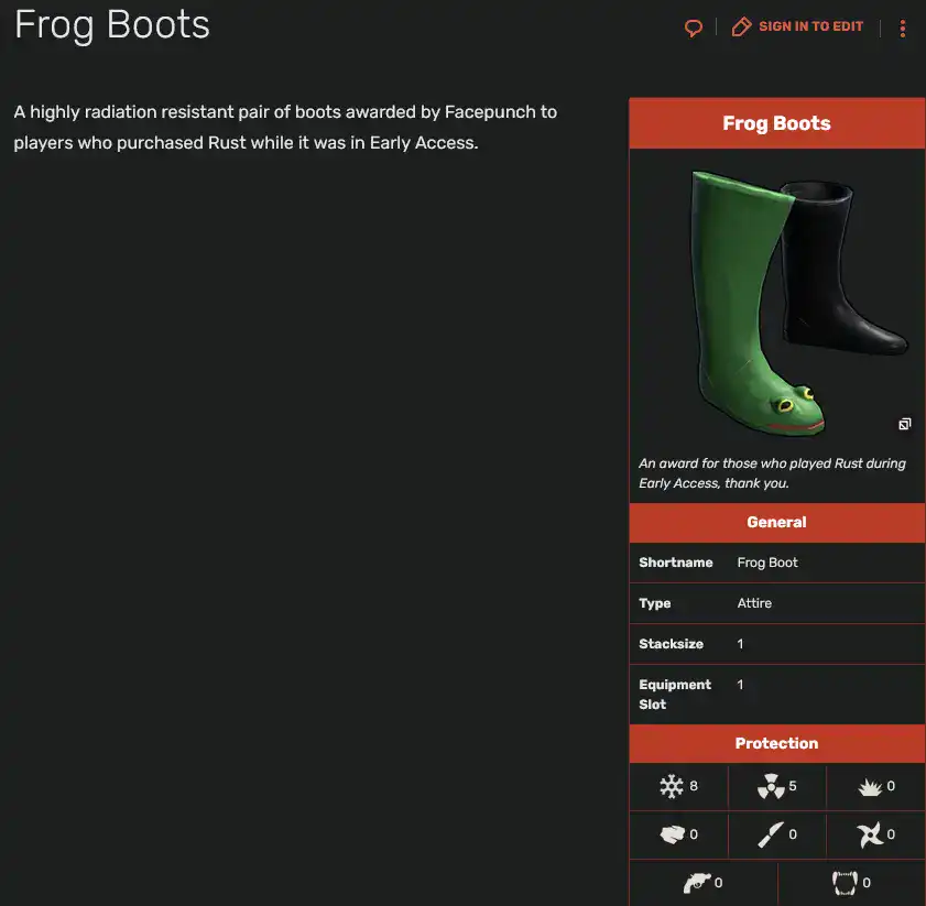 Rust How to Get Frog Boots