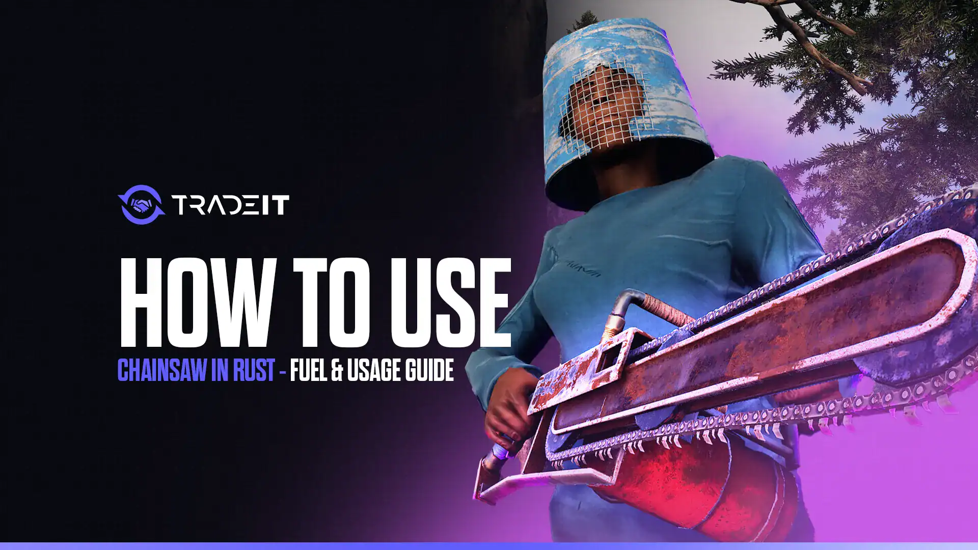 Learn how to use a chainsaw in Rust. This is one of the most important items in the game, so it's essential to understand it well.