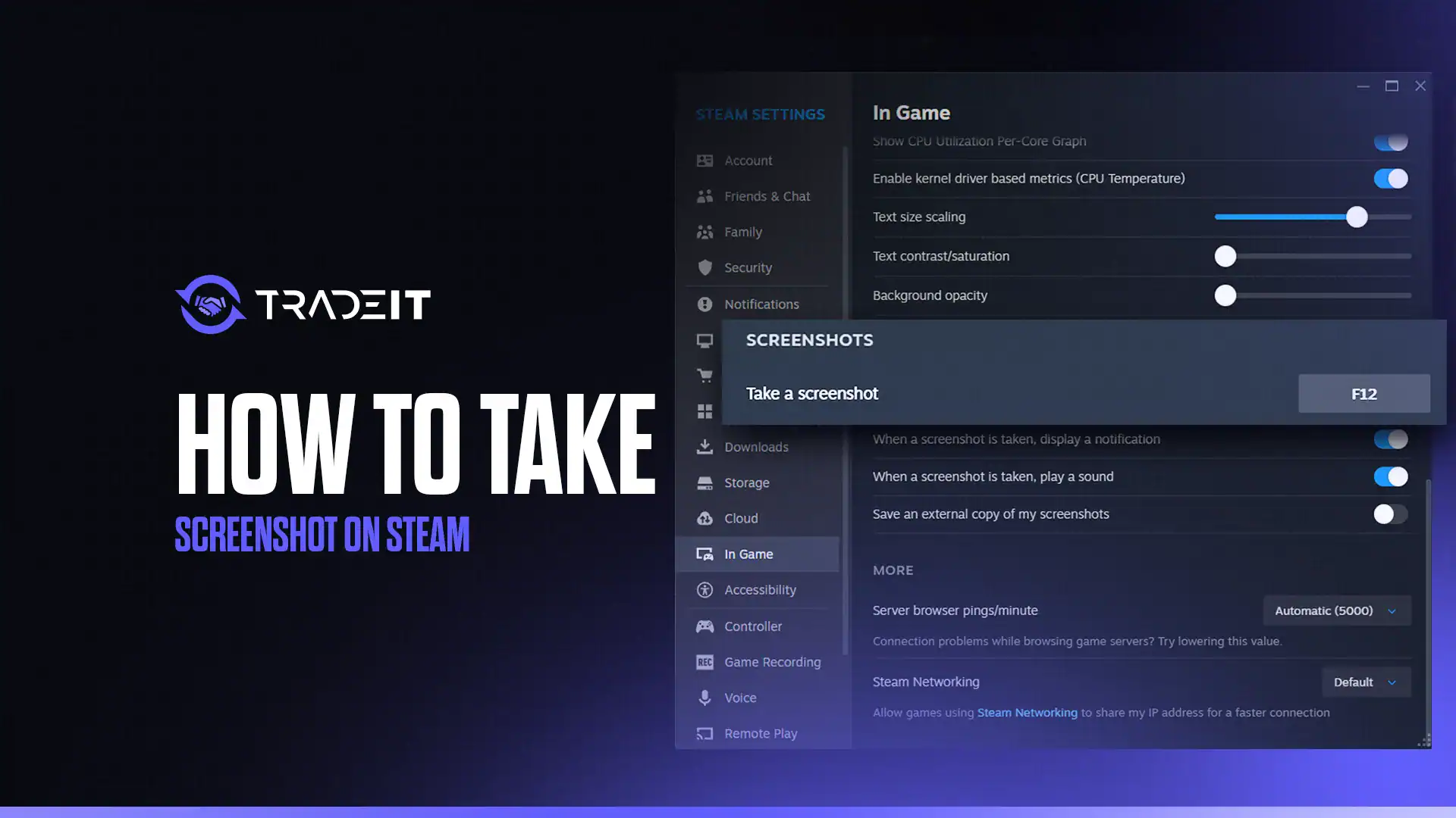 Learn how to take screenshots on Steam. It's very simple and will give you the ability to capture some of your favorite gaming moments.