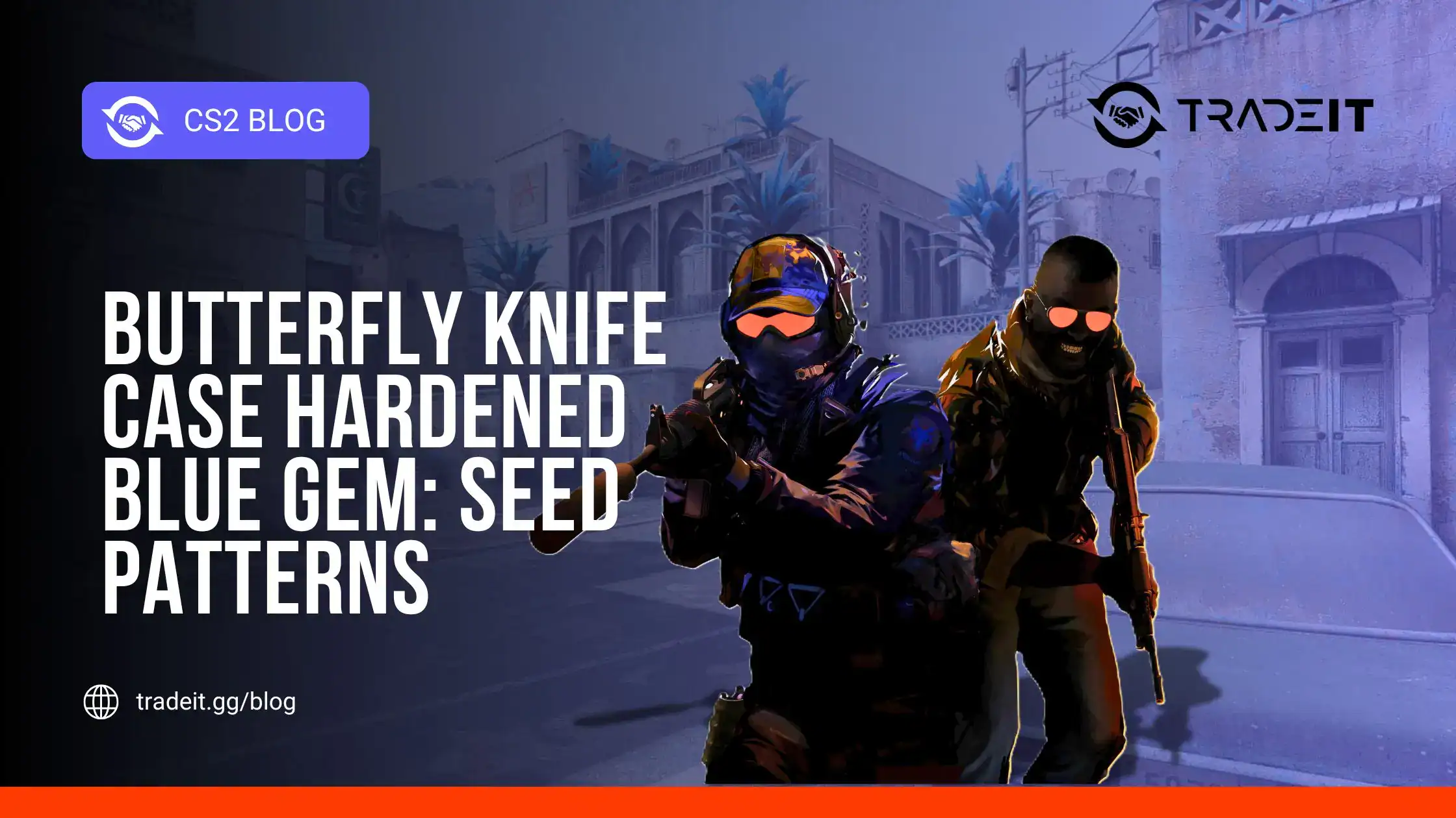 Butterfly Knife Case Hardened Blue Gem Seed Patterns