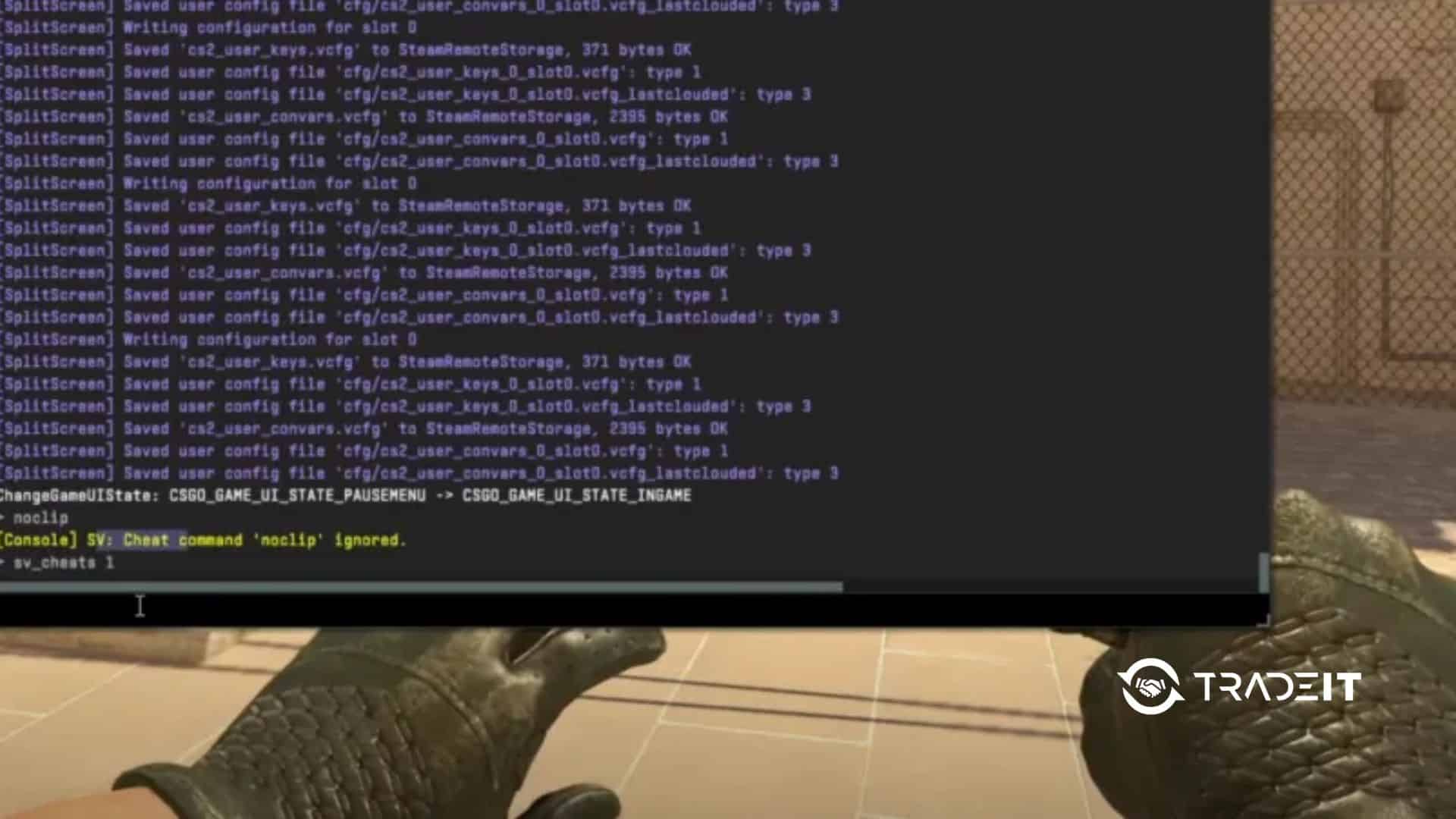 How to Bind Noclip in CS2 - 002 Tradeit.gg Blog | CS2, CS:GO, Rust, TF2 & Dota 2 Enabling SV cheats CS2