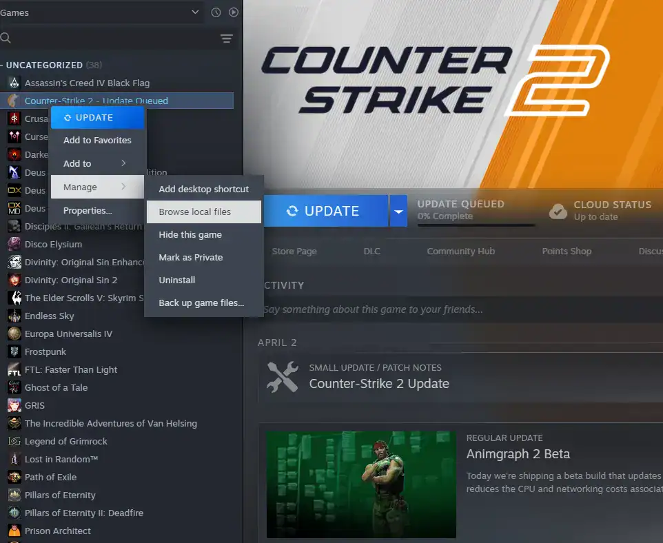 Fix Unable to Extract Addons from File in CS2 Demo