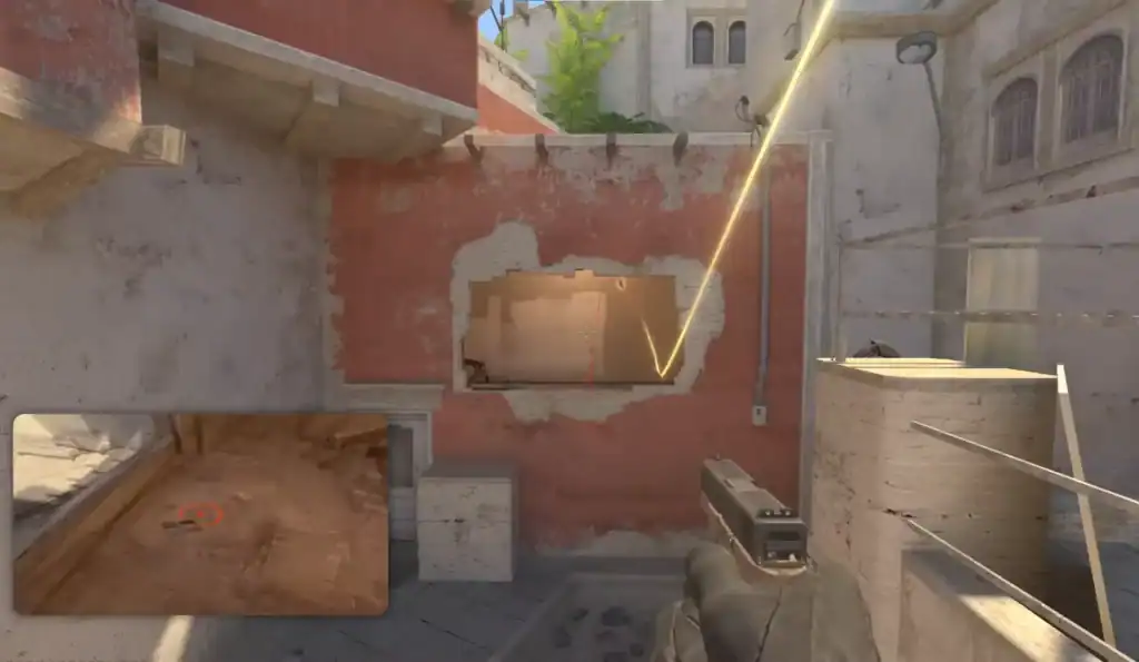 How to Smoke Mid Window on Mirage CS2