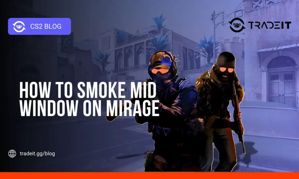 How to Smoke Mid Window on Mirage CS2