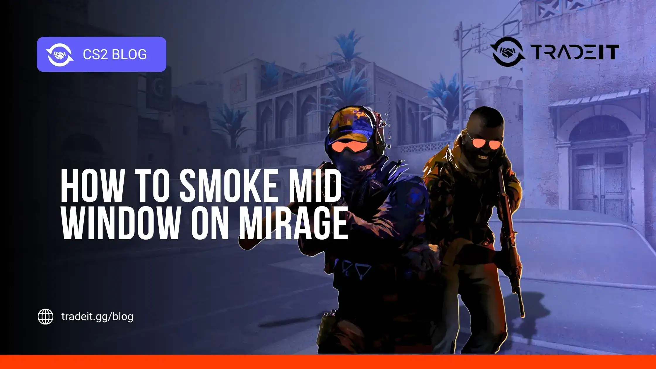 How to Smoke Mid Window on Mirage CS2
