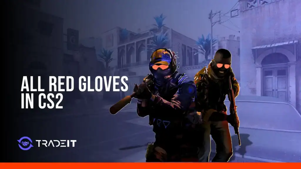 Red CS2 Gloves