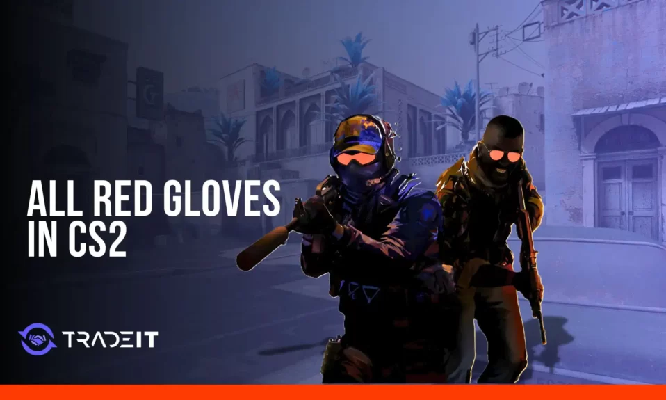 Red CS2 Gloves