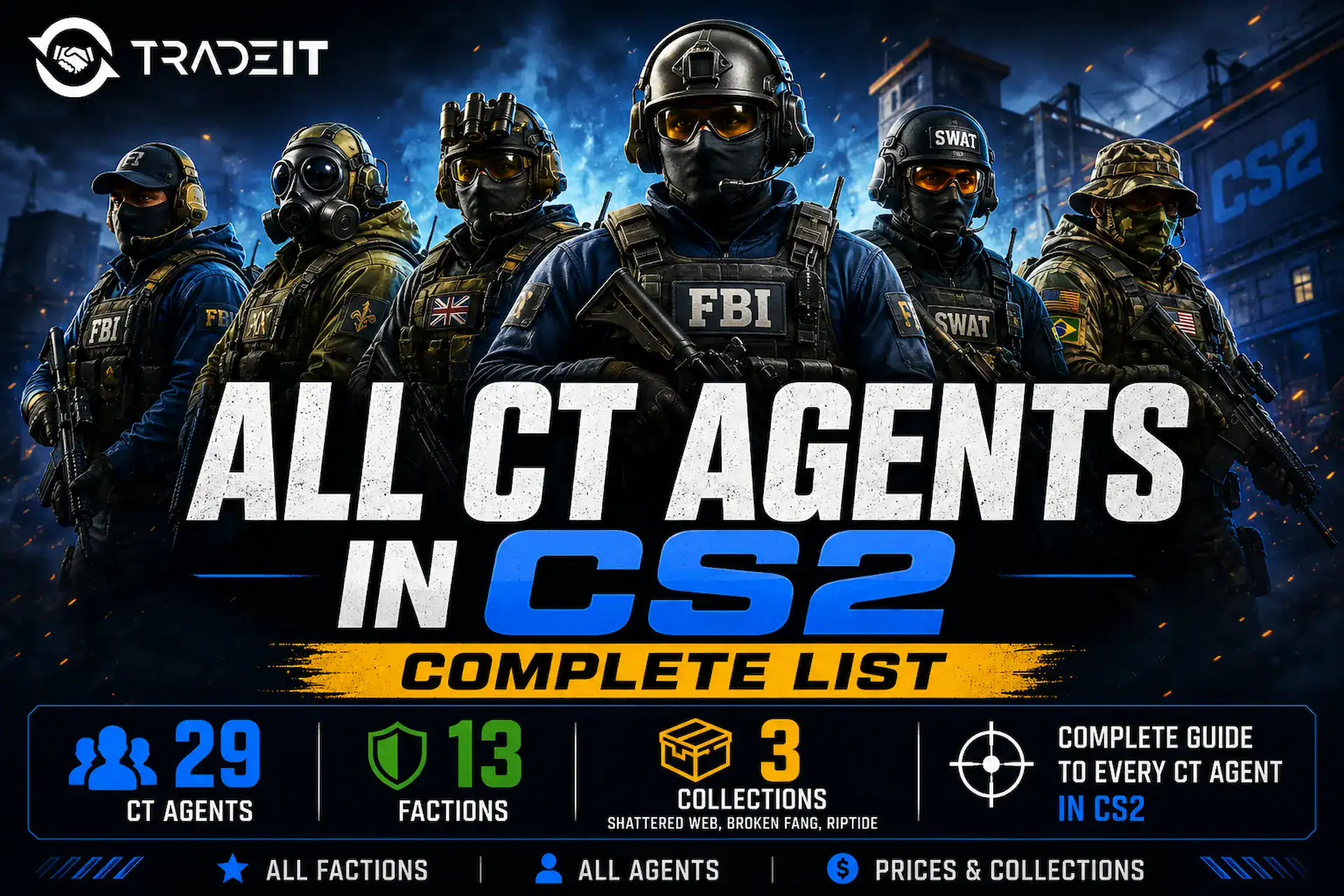 All CT Agents in CS2
