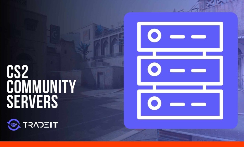 Server-rack illustration for CS2 community servers