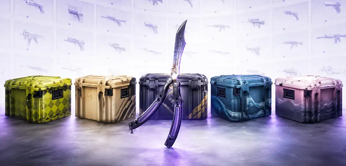 CS2 cases containing Butterfly Knives