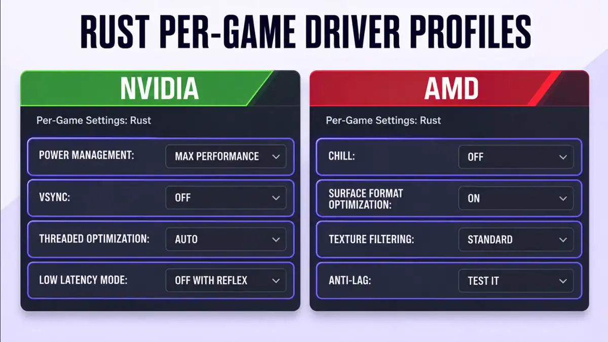NVIDIA and AMD driver tweaks for Rust