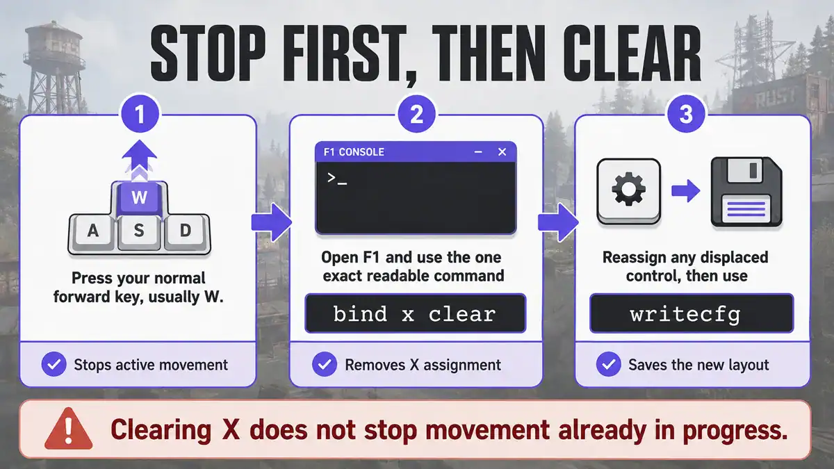 How to remove a Rust auto run bind