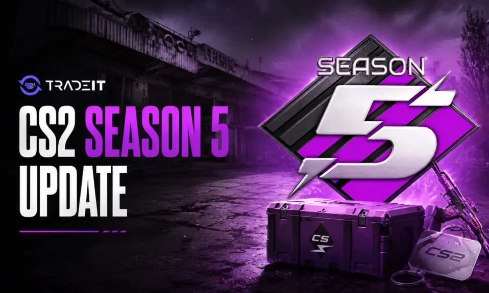 CS2 Season 5 update featuring Cache, new skins, and Premier changes