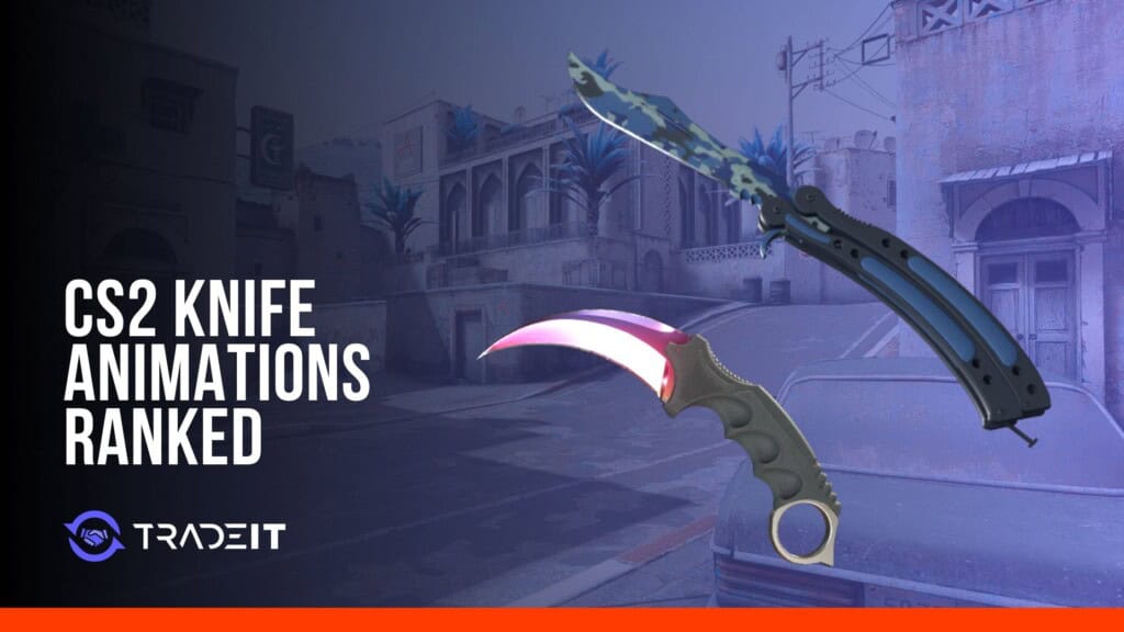 Butterfly Knife Bright Water and Karambit Fade in CS2