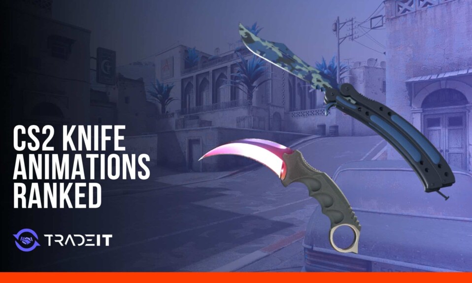 Butterfly Knife Bright Water and Karambit Fade in CS2