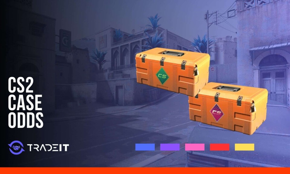 CS2 case odds with weapon cases and rarity colors
