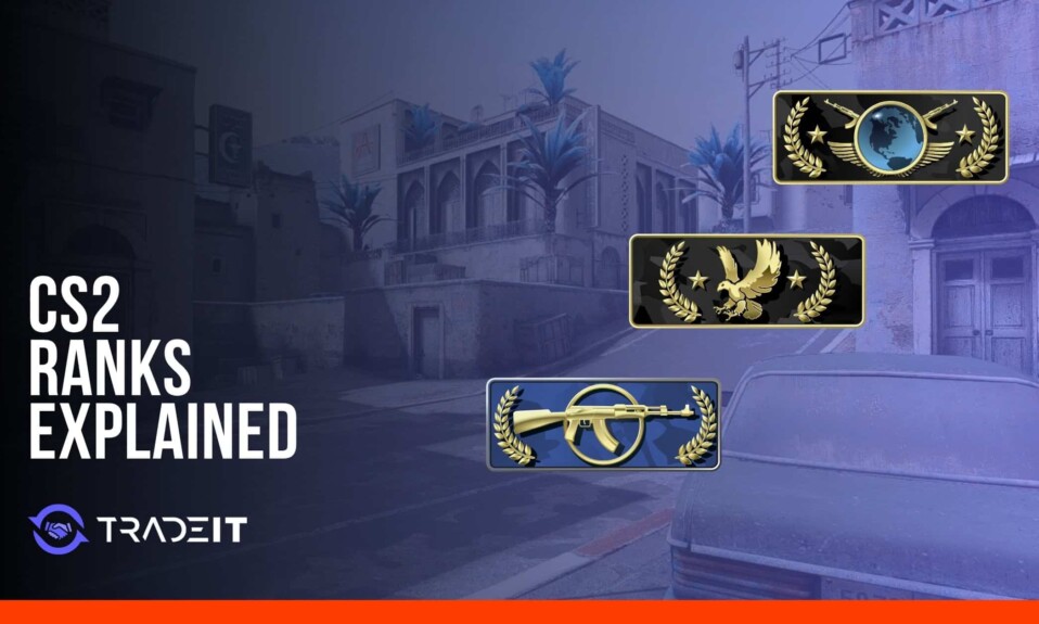 CS2 ranks featuring Competitive rank badges