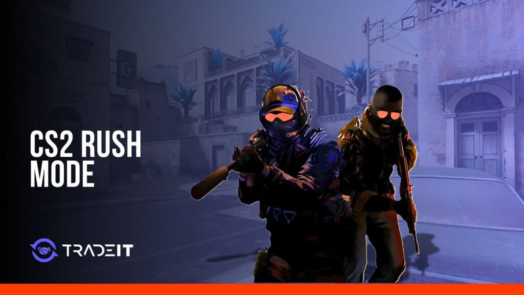 Tradeit cover art for CS2 Rush Mode with two Counter-Strike agents