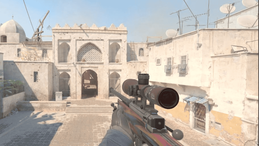 awp-chrome-cannon-ft Tradeit.gg Blog | CS2, CS:GO, Rust, TF2 & Dota 2 Tradeit.gg Blog | CS2, CS:GO, Rust, TF2 & Dota 2 CS2 AWP Chrome Cannon Field-Tested in first-person view